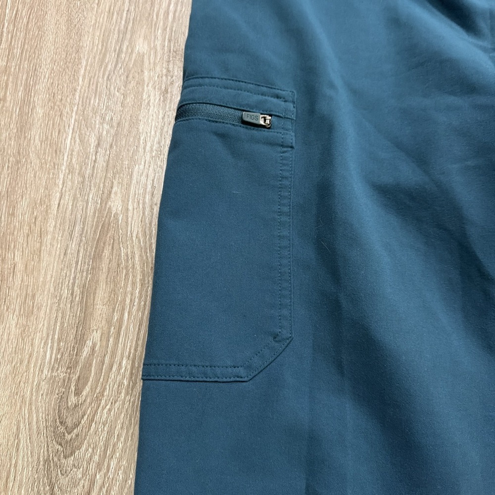 Figs Scrub Pants Bottoms Yola Sz Medium TW2000R Dark Teal PO# 1643 - Picture 3 of 11